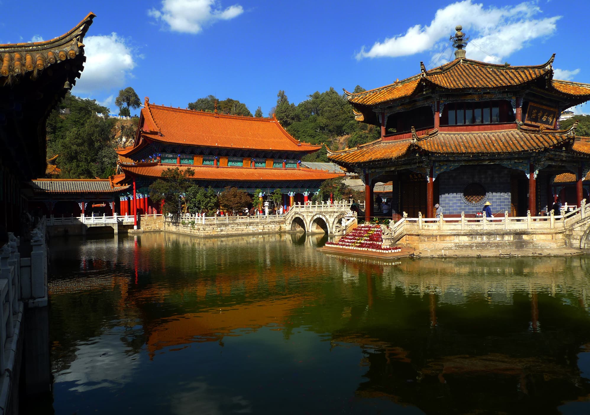 Yuantong Temple in Kunming, the city's oldest Buddhist temple